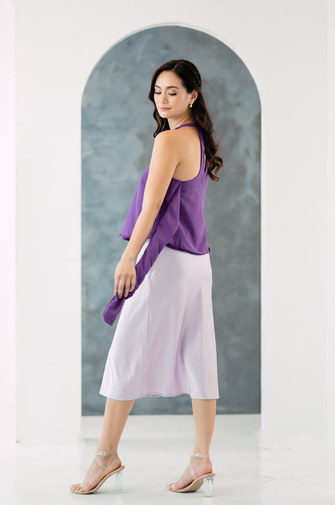 GS Party: Martina Silk Slip Skirt NEW